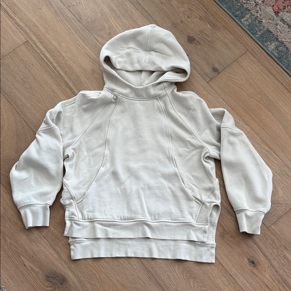 Cream Hooded Sweatshirt